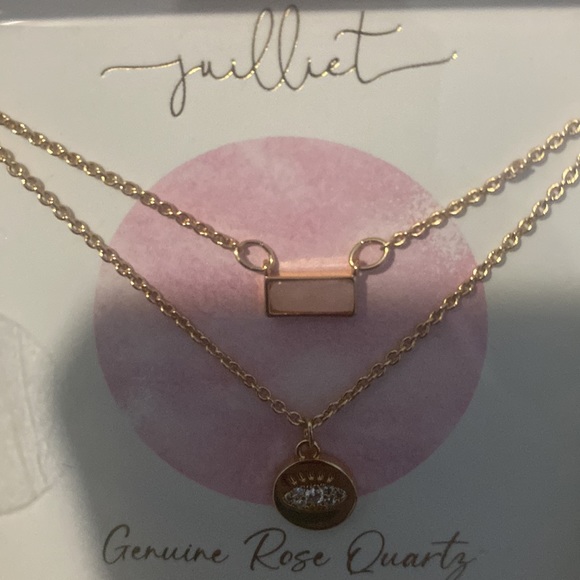 Julliet Layered Necklace Cubic Zirconia NWT - Picture 2 of 4